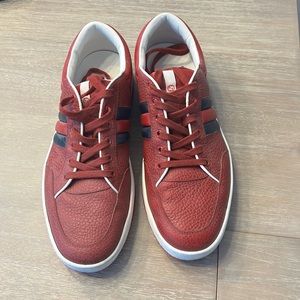Red and blue authentic Gucci Sneakers